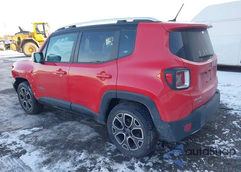 2015 Jeep Renegade Limited from USA, damaged, VIN ZACCJBDTXFPB28534